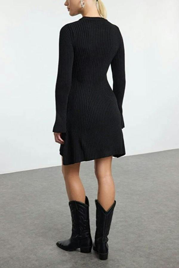 WOVCOR Mini Knit A-Line Dress