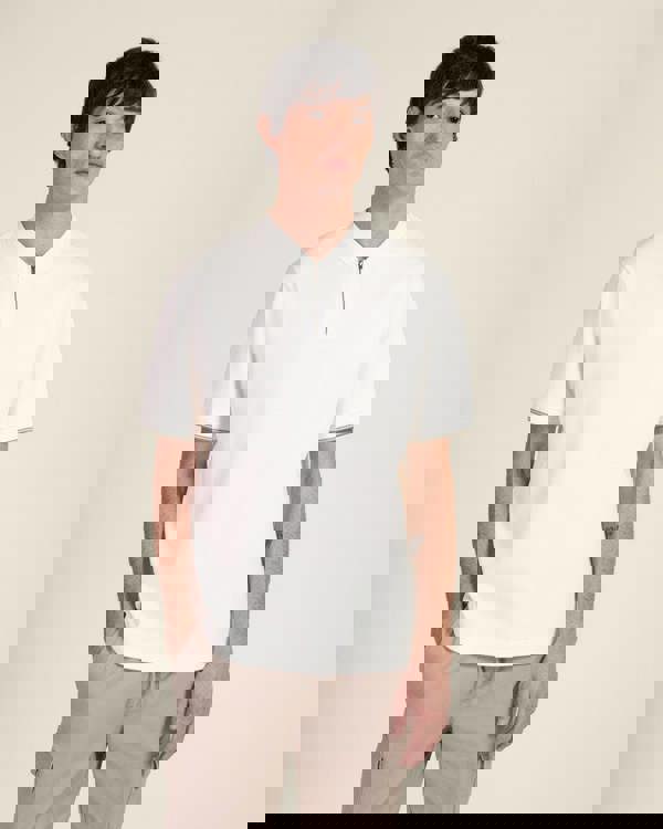 Larsson & Co Heavy T-Shirt With Baseball Collar