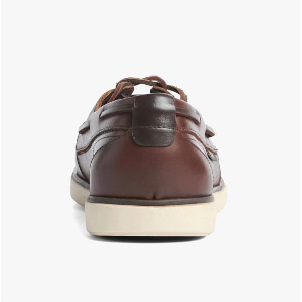 Barbour ROTHLEY Boat & Deck Shoes   in  Dark Brown
