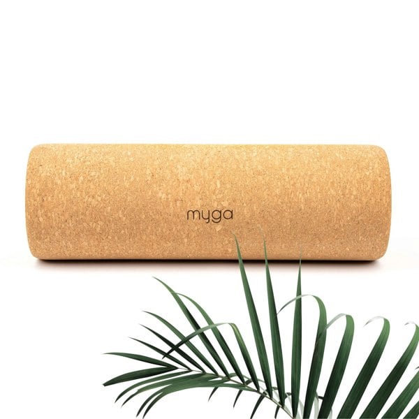 Myga Natural Cork Fascia Massage Roller Available in 10 x 30cm and 15 x 45cm