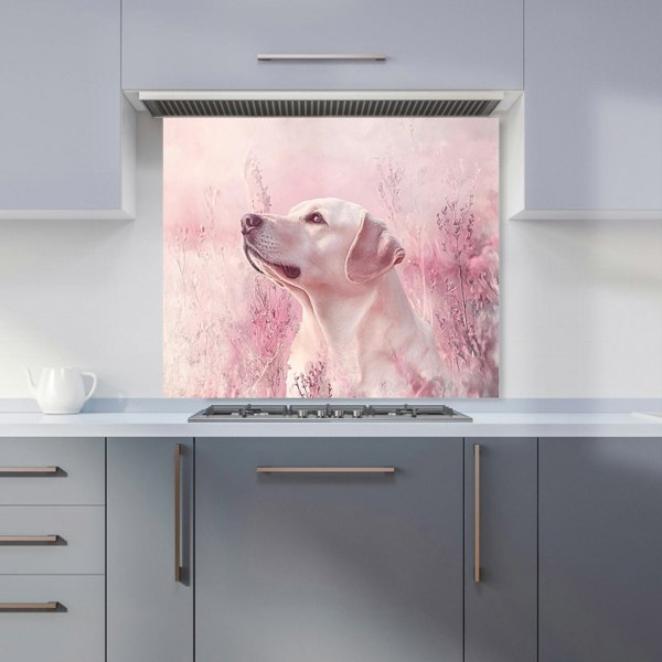 Warren Reed Golden Labrador Glass Kitchen Splashback - 00023