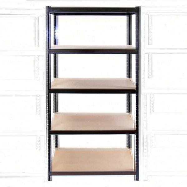 Monster Racking T-Rax Metal Storage Shelves - Black (90cm W, 45cm D)