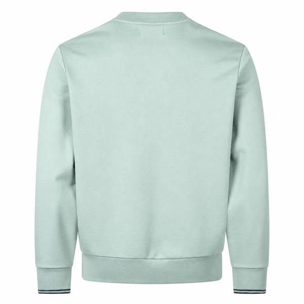 Fred Perry Crew Neck Sweatshirt Silver Blue/Dark Airforce