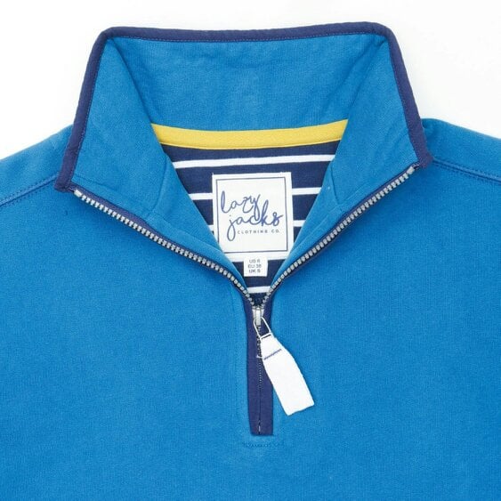 Lazy Jacks LJ3 - Ladies Quarter Zip Sweatshirt - Teal