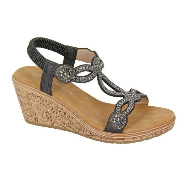 Cipriata Cipriata ORA Womens Slingback Sandals Black