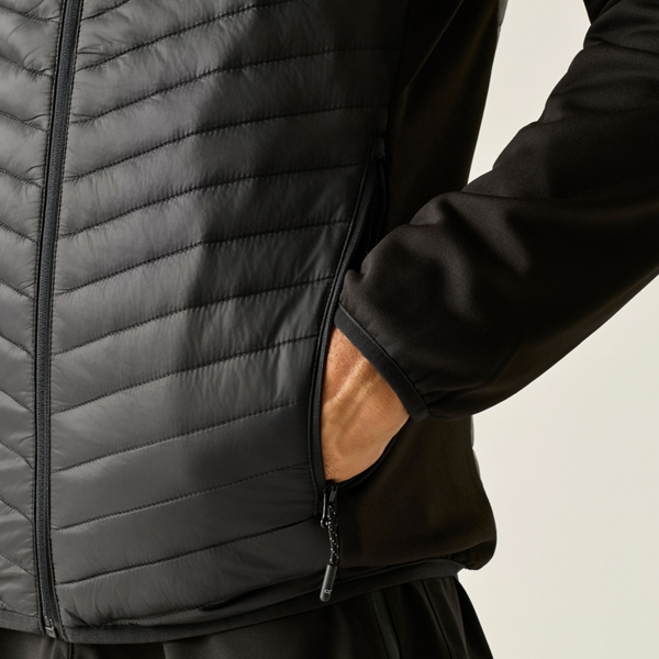 Regatta Mens Andreson Hybrid Jacket - Black