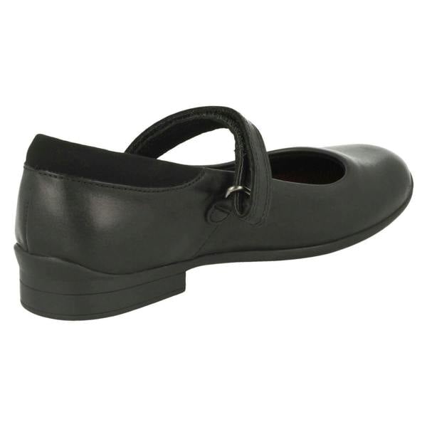 Clarks Girls Clarks Hook & Loop School Shoes Jamie Star