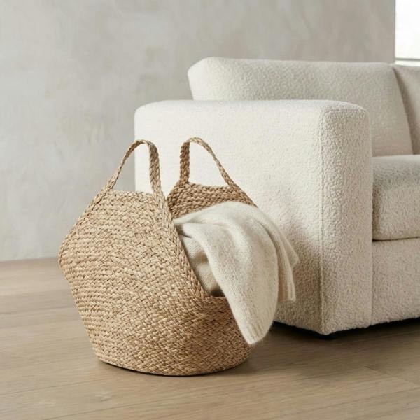 Garden Greatness Timeless Woven Wicker Storage Basket