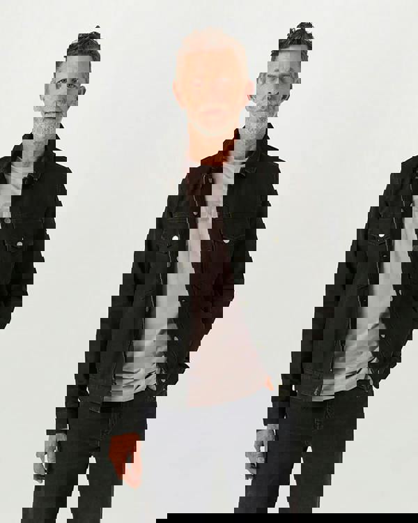 Belstaff Piston Mens Trucker Jacket - Washed Black