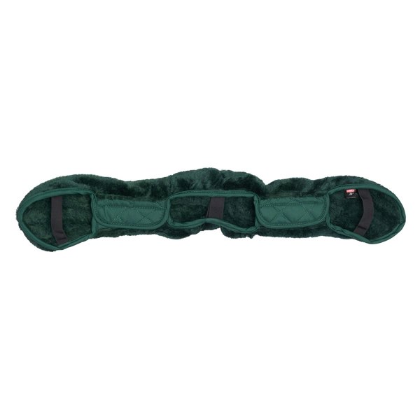 Imperial Riding IRHGo Star Faux Fur Horse Girth - Forest Green