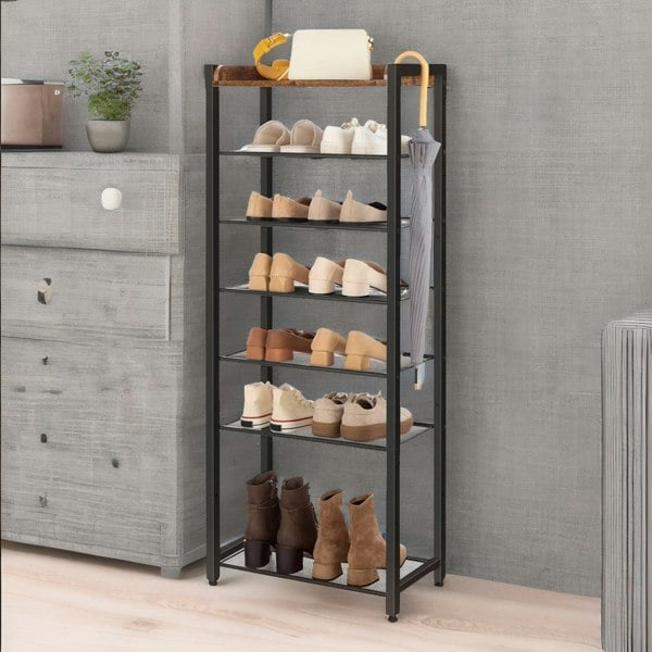 Rafaelo Mobilia 8 Tier Shoe Rack