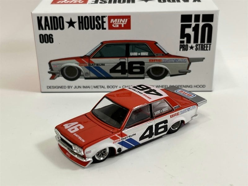kaido house 510 pro street 006 1:64 scale mini gt khmg006