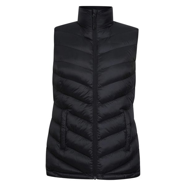 Mountain Warehouse Womens/Ladies Seasons Faux Fur Lined Gilet - Black