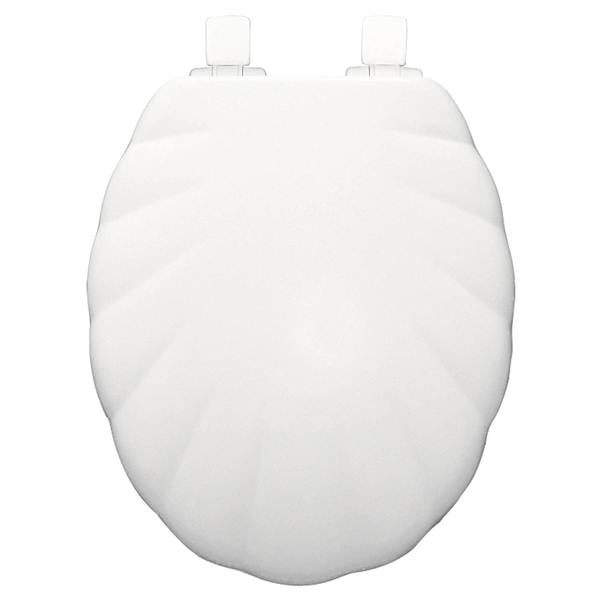 Bemis White Bemis Shell Slow Close Moulded Wood Take Off Toilet Seat w/ Sta-tite - 5900ELT