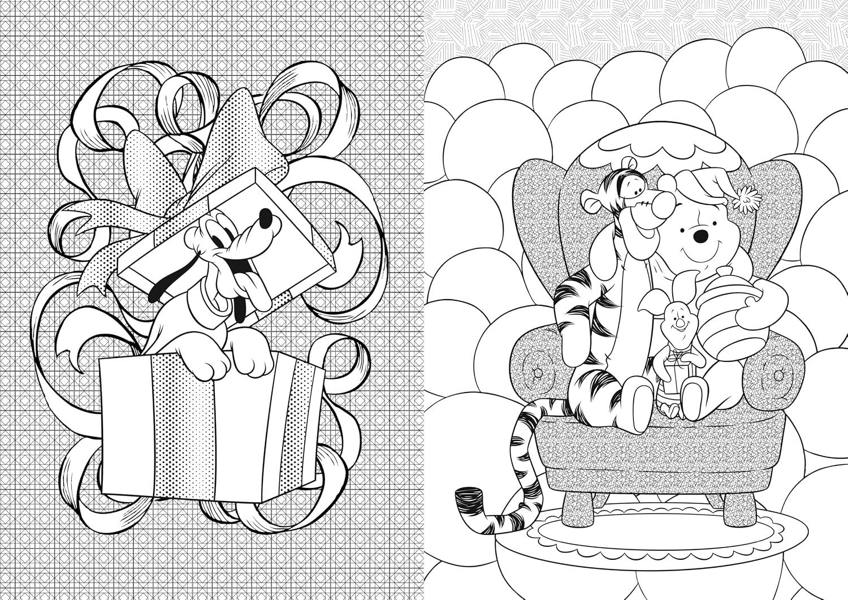 Disney: Christmas Colouring | 90+ Festive Colouring Pages with Stitch, Mickey Mouse, Tinker Bell & Disney Characters