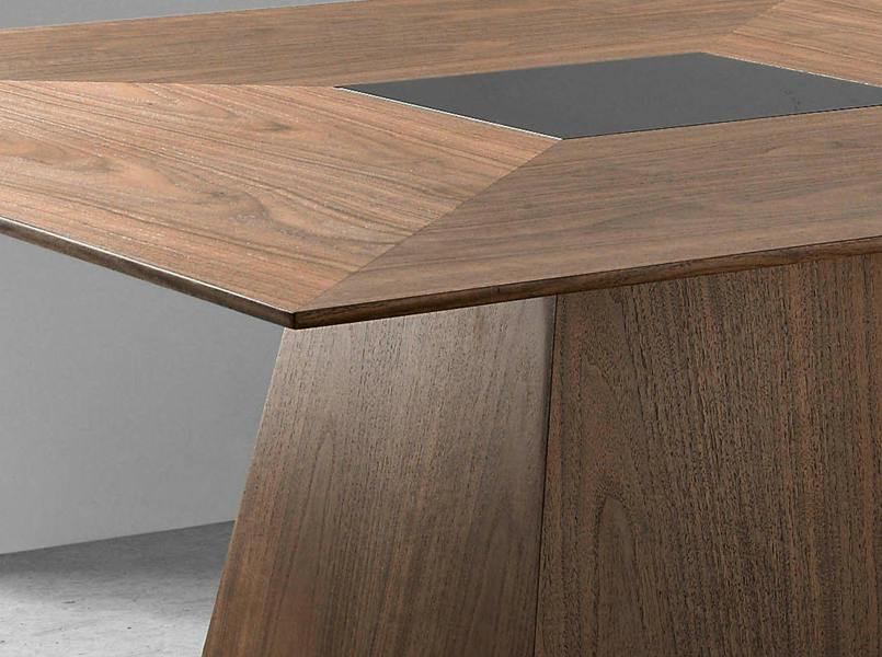 Angel Cerdá Square walnut dining table 1079