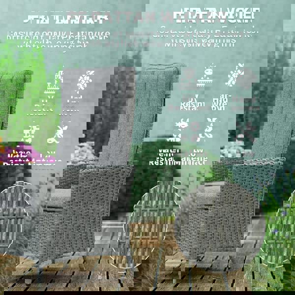 Rattan Recliner Chair