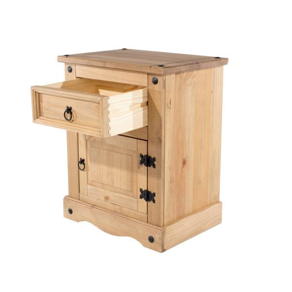 Core Products Corona 1 Door & 1 Drawer Bedside Cabinet