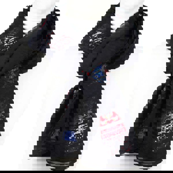Alexander McQueen silk chiffon blend scarf A black satin and sheer chiffon stipe patterned scarf