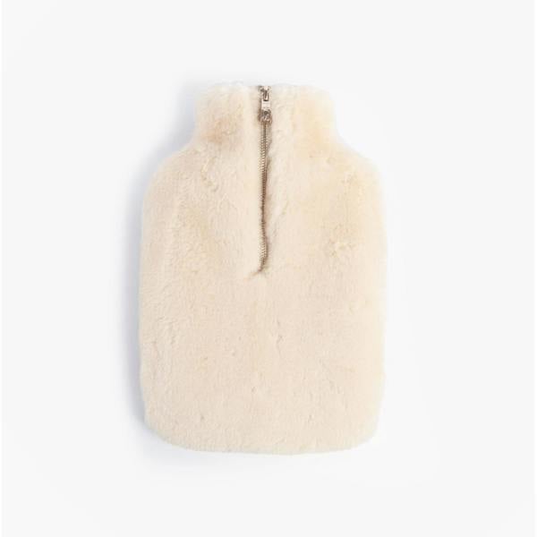House of Slippers House of Slippers CLARA Faux Fur Hot Water Bottle Cover Cream