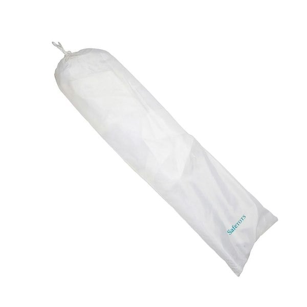 Safetots Extra Wide Bed Rail, White 140cm Wide x 50cm Tall, Toddler Bed Guard For Safety
