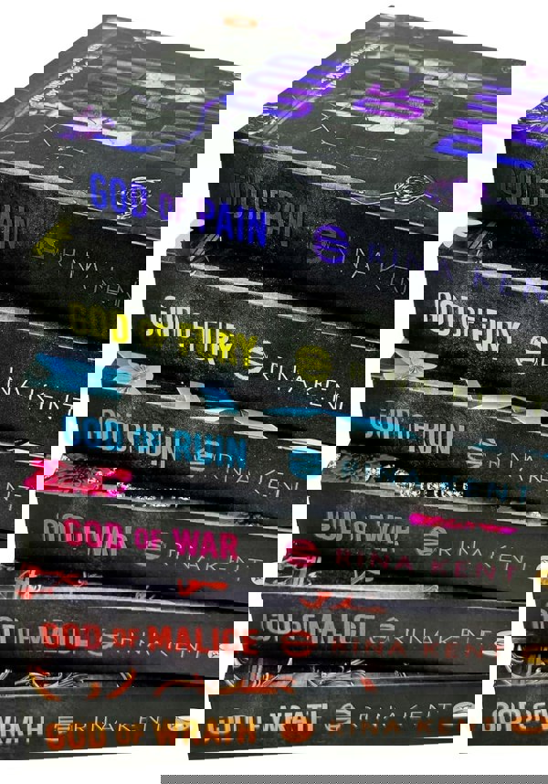 Legacy of Gods Series 6 Books Collection Set By Rina Kent (God of Pain, God of Fury, God of Ruin, God of War, God of Malice and God of Wrath)