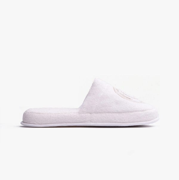 GANT CREST Unisex Mule Slippers White