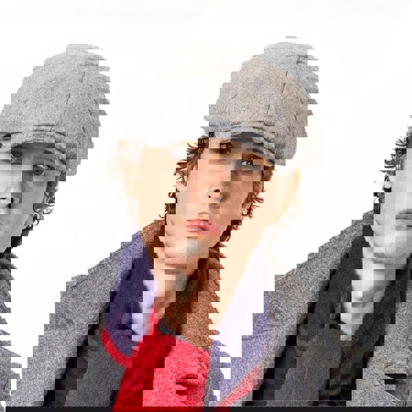 Carlyle Felt Newsboy Cap | Modern Peaky Panel Shape