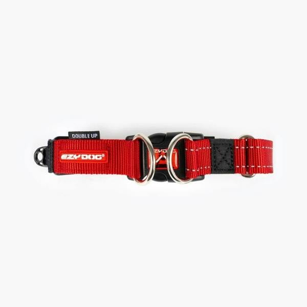 EzyDog Double Up Dog Collar in Red