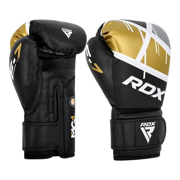 RDX Sports BOXING GLOVE BGR-F7 BLACK GOLDEN