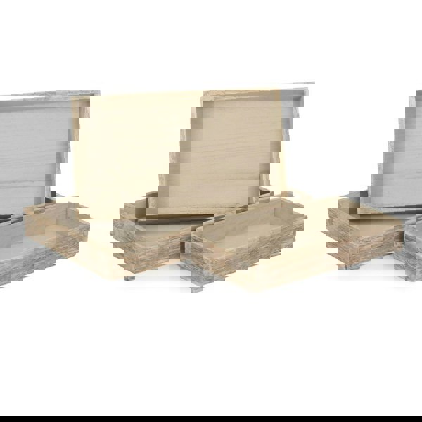 Shallow Wooden Plinth Tray