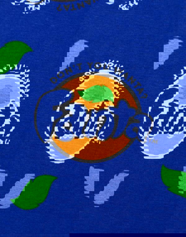 Fanta Mens Blue Logo Lounge Pants