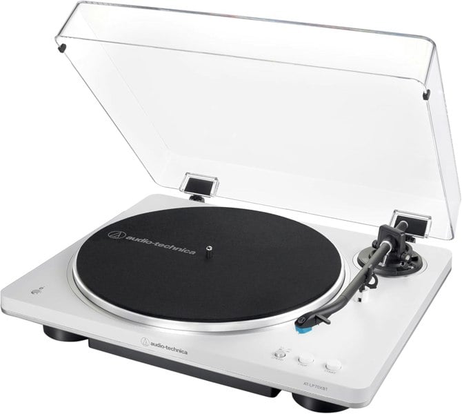 Audio Technica Audio-Technica AT-LP70XBT Fully Automatic Wireless Belt-Drive Bluetooth Turntable - Free Gift RRP 20!
