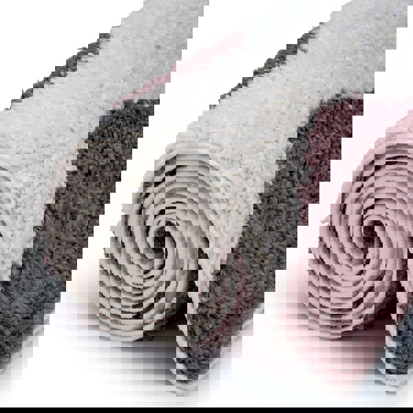 Moodi Shaggy Purple rug, underfloor heating, abstract design | THE RUGS