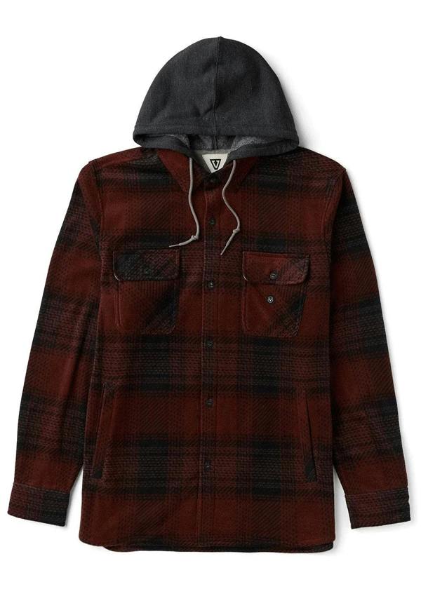 Vissla Eco-Zy Shirt Jacket - brick