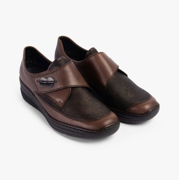 Rieker Leaves Womens Shoes - Brown (487C0-25)