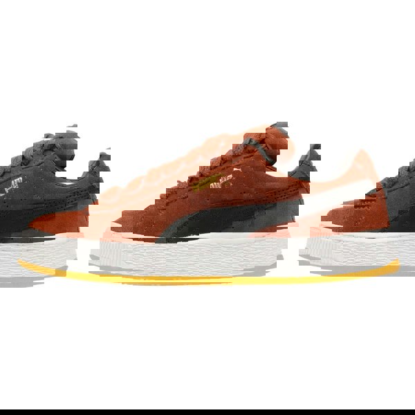 Puma 395205-61 Unisex Suede XL - Chocolate/White