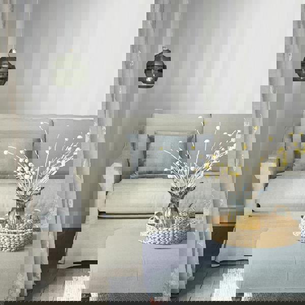 Laura Ashley Lille Stripe Pearlescent Wallpaper - White - 10m