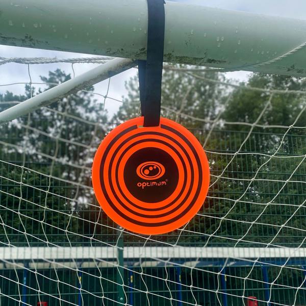 Football Hanging Targets – 2-Pack, 9" Bullseye Training Aid - Optimum