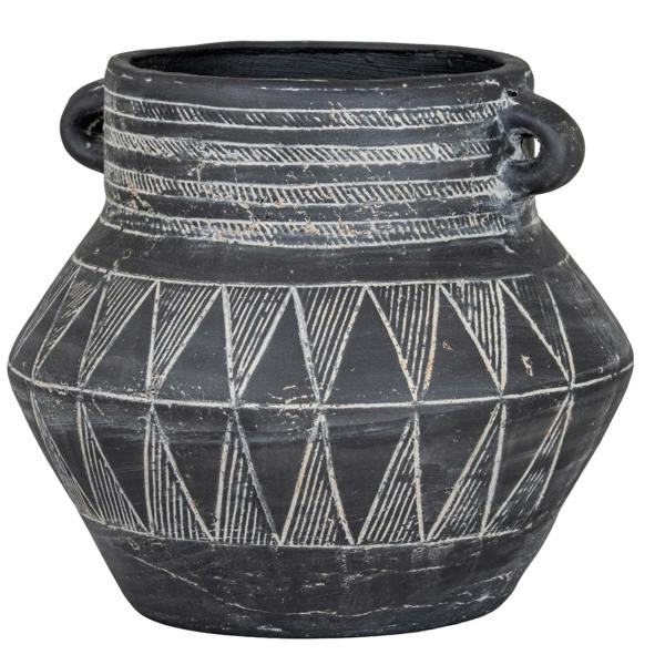 Etched Collection Tall Pot With Handle