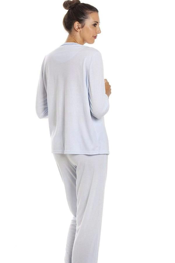 Womens Classic Various Colour Long Sleeve Full Length Pyjama Sets