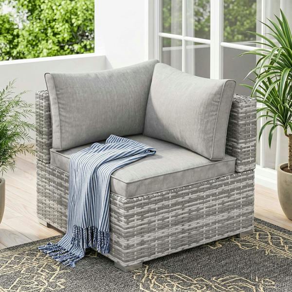 Rattan Corner Sofa