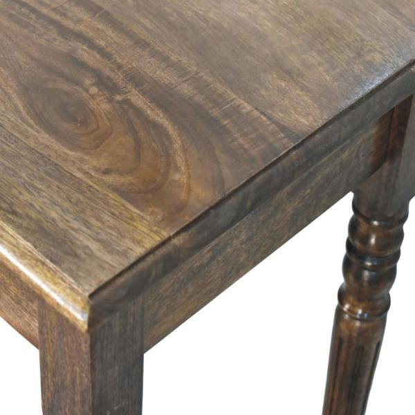 Artisan Furniture Solid Wood Heritage Turned-Leg Desk, Brown