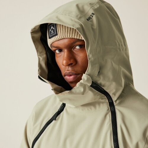 Dare 2B Mens II T-Bar Overhead Ski Jacket - Abbeystone/Black