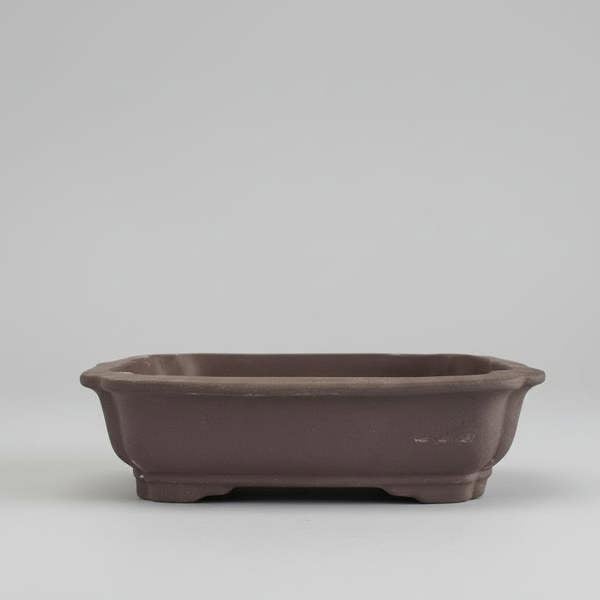 Unglazed Bonsai Pot Rectangle | 26cm x 20cm x 6cm | YB1127 - Yorkshire Bonsai