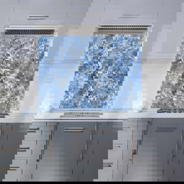 Warren Reed - Designer Coastal Blue Quartz Effect Kitchen Splashback