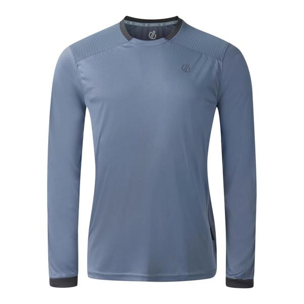 Dare 2B Mens Trackstand Ace Long-Sleeved T-Shirt - Mercury - 