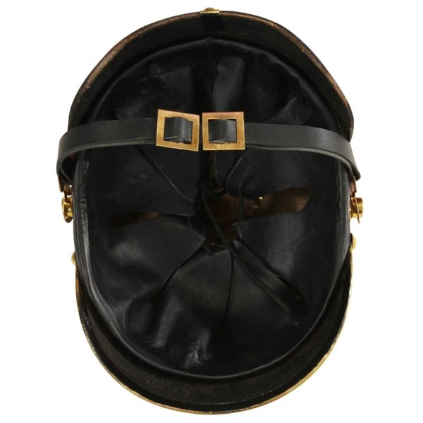 Berkfield German Prussian Helmet Antique Replica LARP Black Steel