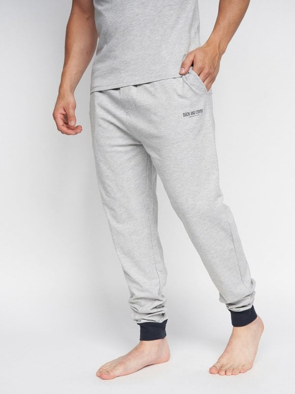 Duck and Cover Vianney Loungewear Set Grey Marl