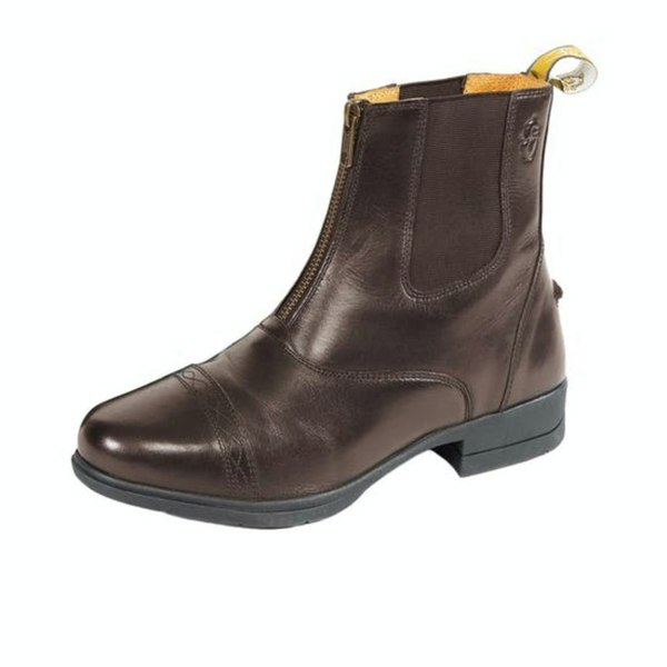 Moretta Boys Rosetta Leather Paddock Boots - Brown